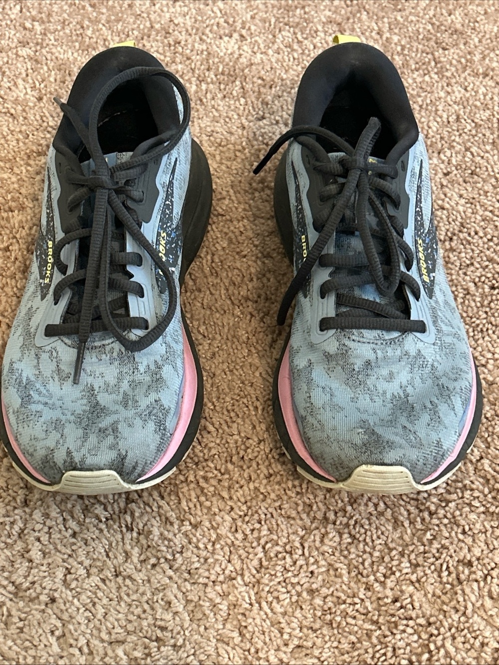 Brooks Trace 3 Womens Multicolor Running Shoes 1204011B444 Sz 7 Medium B.